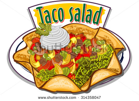 450x326 Bowl Clipart Taco Salad