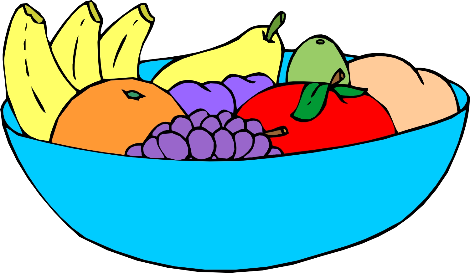 1501x872 Vegetable Clipart Fruit Bowl