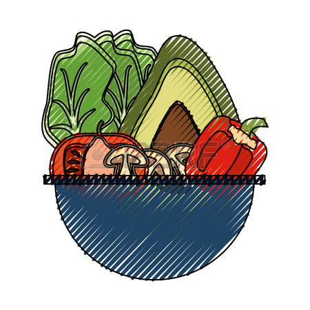 450x450 446 Salad Colored Stock Vector Illustration And Royalty Free Salad
