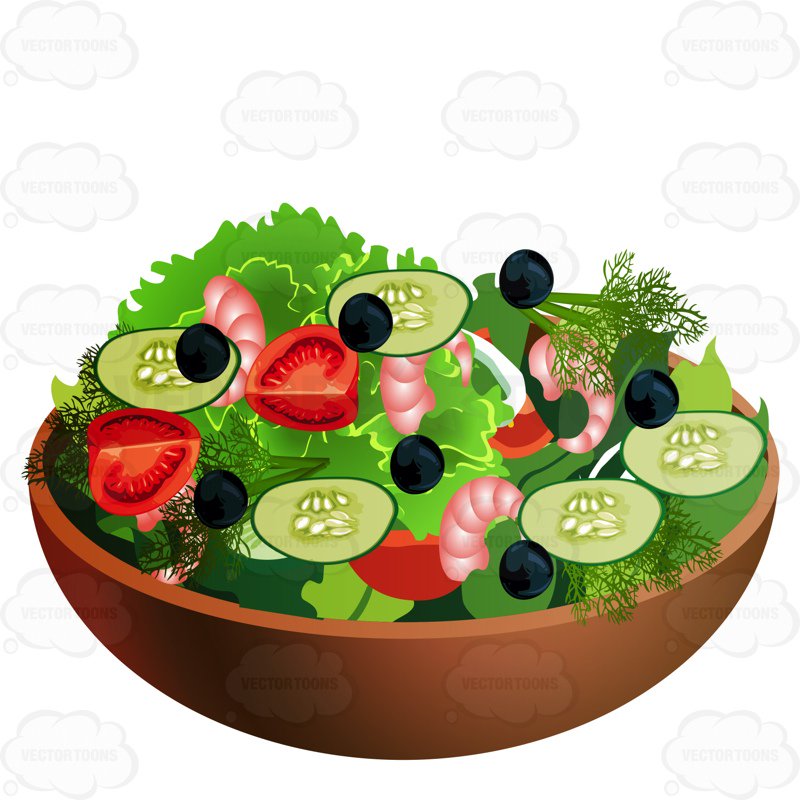 800x800 Clip Art Big Salad Bowl Cliparts