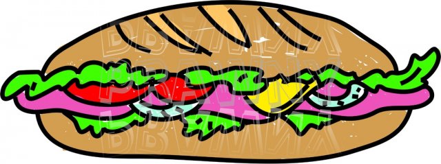 640x239 Salad Sandwich Clipart, Explore Pictures
