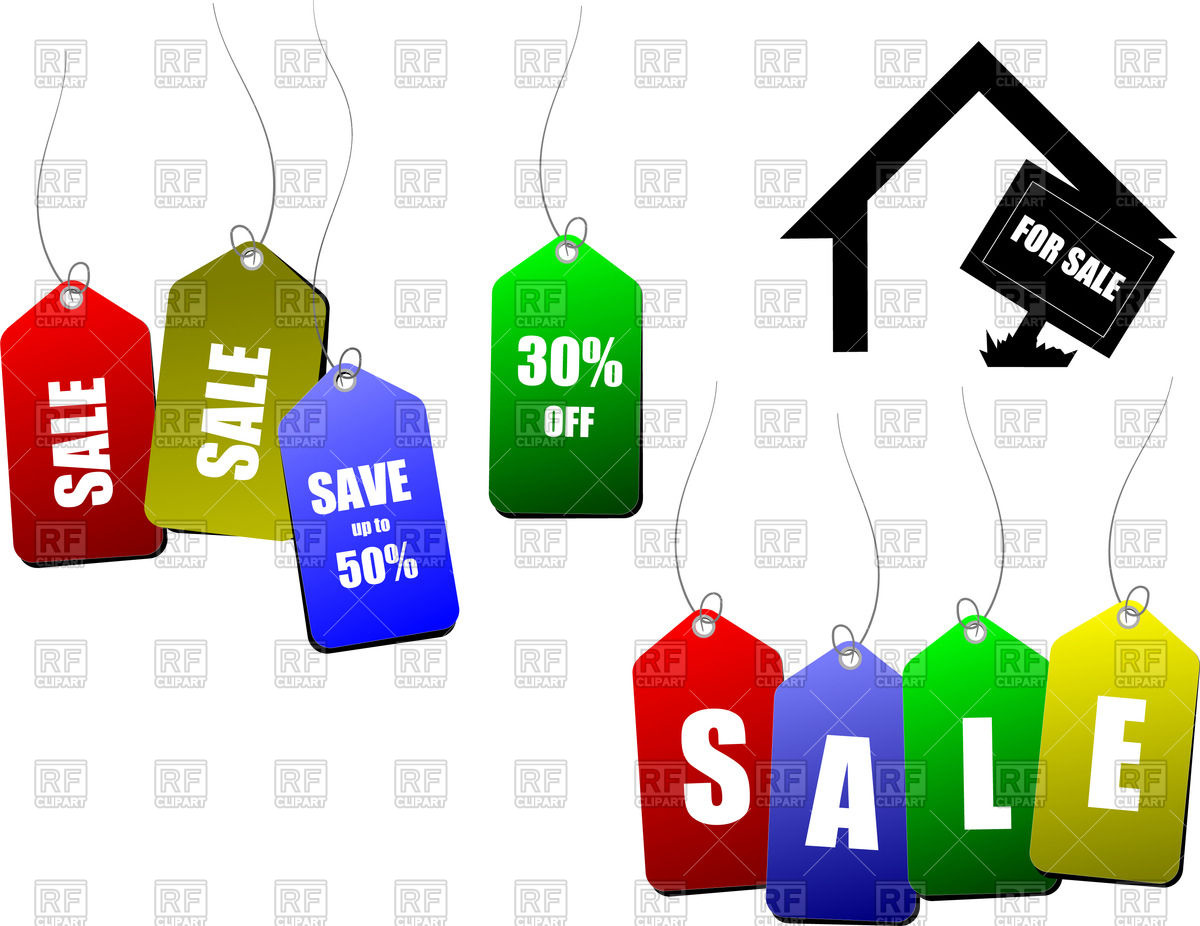 1200x926 Sale Coupons And Tags Royalty Free Vector Clip Art Image