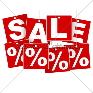 325x325 Sale Signs Gl Stock Images