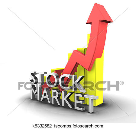 450x425 Clip Art Of Statistics Graphic With Sales Stock Market K5332582