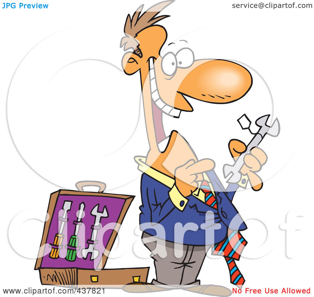 1080x1024 Royalty Free (Rf) Clip Art Illustration Of A Cartoon Salesman