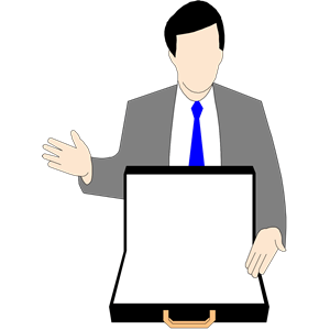 300x300 Vintage Salesman Cliparts