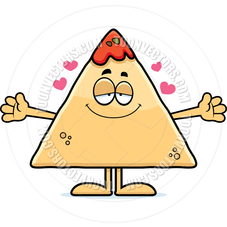 940x940 Cartoon Chips And Salsa Hug By Cory Thoman Toon Vectors Eps