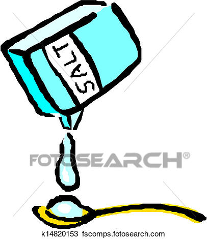 406x470 Clipart Of Salt K14820153