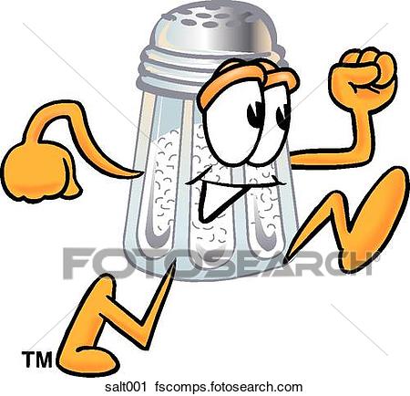 450x434 Clipart Of Salt Running Salt001