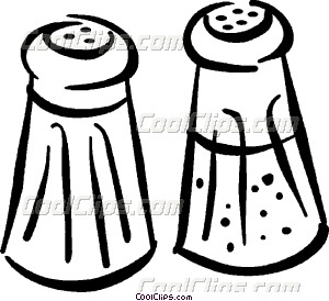 300x274 Salt And Pepper Shakers Vector Clip Art
