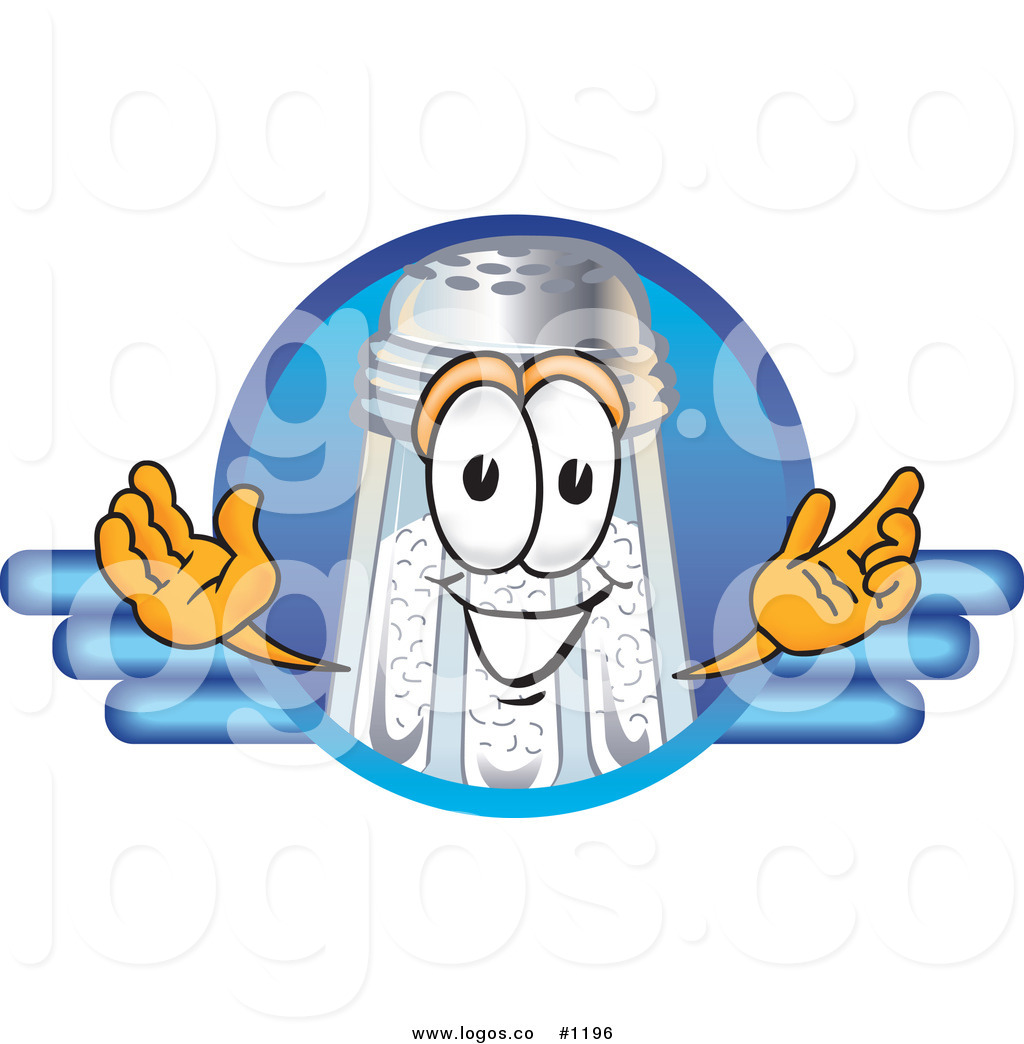 1024x1044 Royalty Free Vector Logo Of A Cartoon Salt Shaker Mascot Rendered