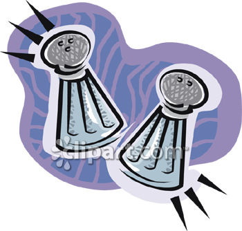350x334 Salt And Pepper Shaker Clipart Picture