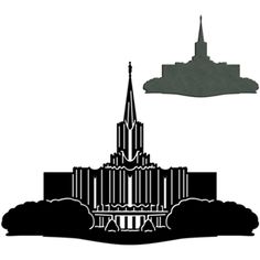 236x236 Salt Lake Temple Silhouette