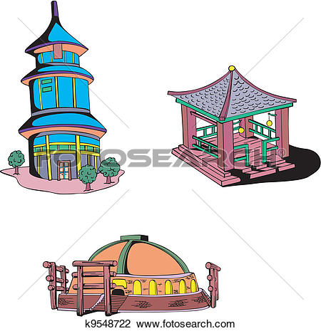 450x465 Temples Clipart