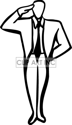 250x431 Man In Suit Standing Clip Art Clipart Panda