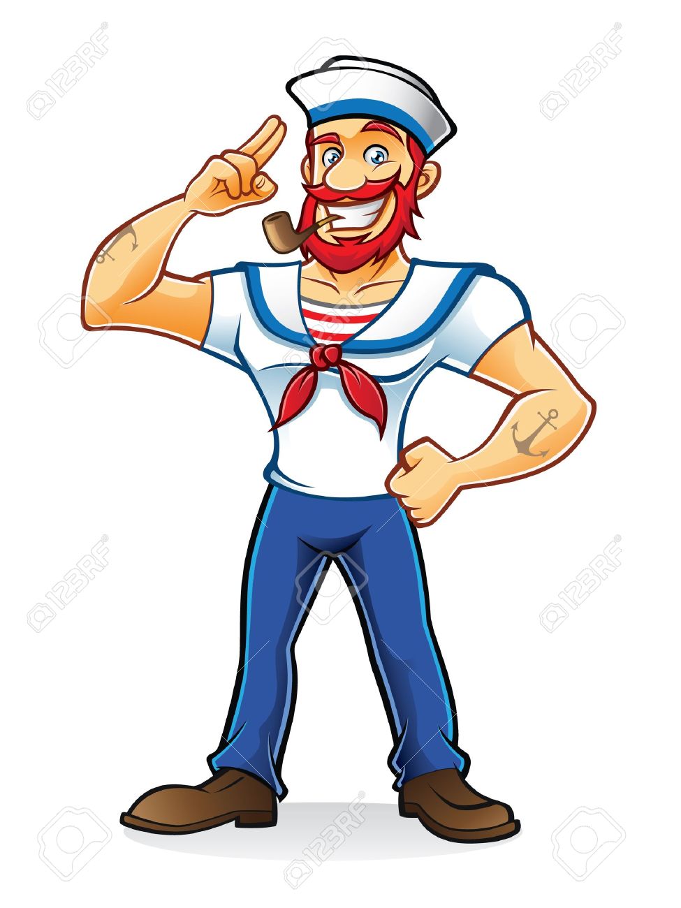 975x1300 Sailor Clipart Salute