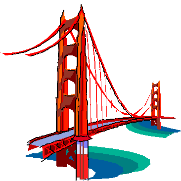 366x366 Golden Gate Bridge Clipart