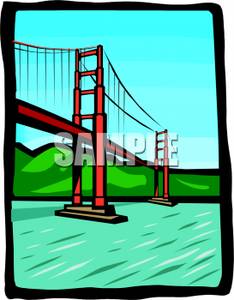 234x300 Art Image The Golden Gate Bridge In San Francisco, California