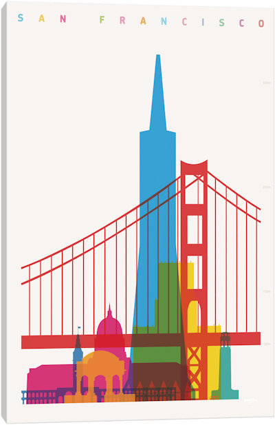400x617 San Francisco Canvas Wall Art Icanvas