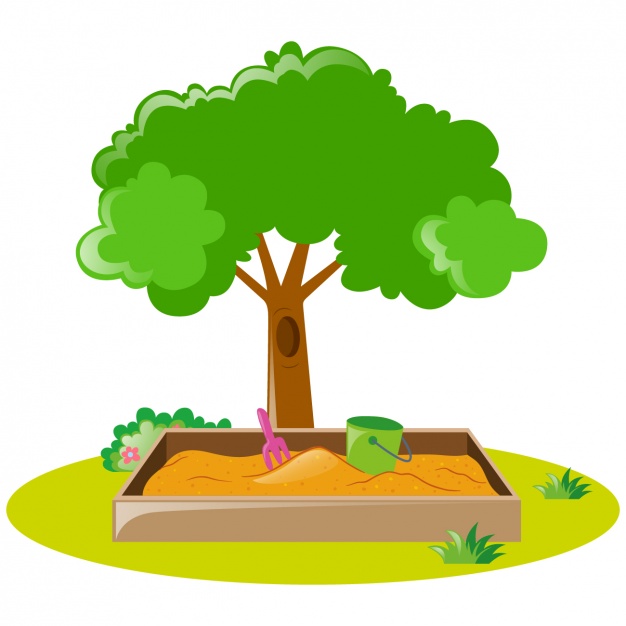 626x626 Tree And Sandbox Design Vector Free Download