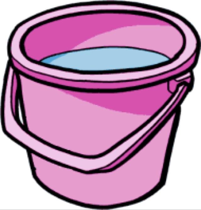 640x670 Pail Of Water Clipart