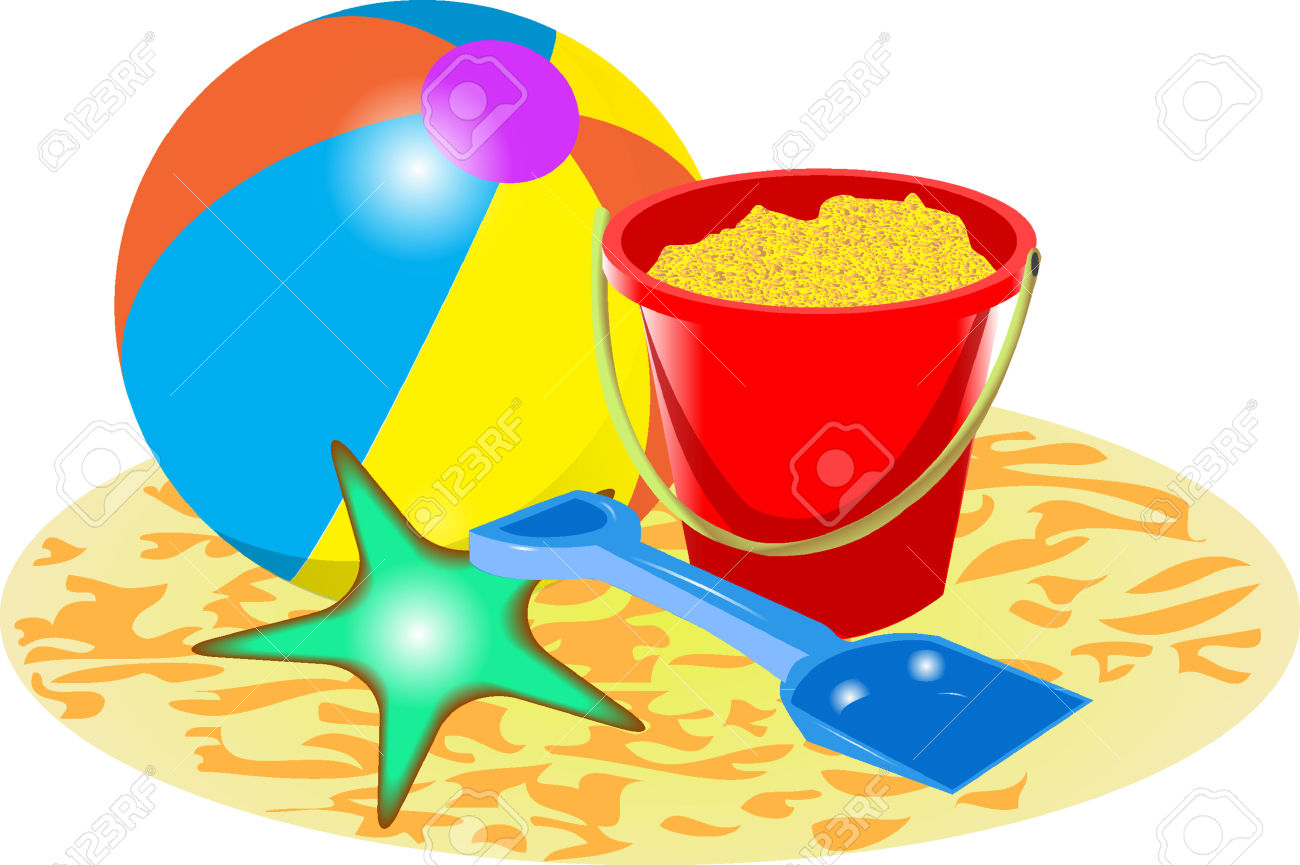 1300x865 Sand Clipart Beach Ball