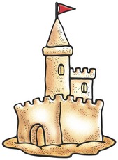169x230 Sand Castle Clip Art Many Interesting Cliparts