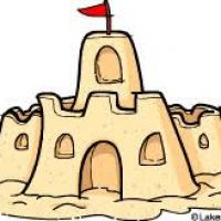 200x200 Sand Castle Clipart
