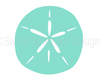 340x270 Teal Clipart Sand Dollar