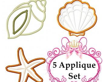 340x270 Sand Dollar Applique Etsy