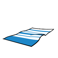 250x250 Beach Towel Clip Art Many Interesting Cliparts