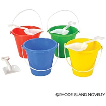 350x350 4.25 Beach Pail Bucket And Shovel Set, Party Favors