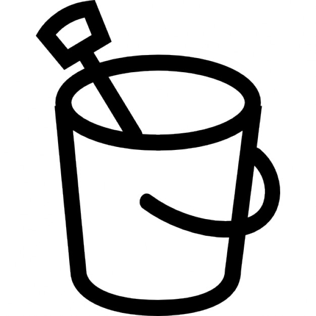 626x626 Bucket And Sand Shovel Icons Free Download