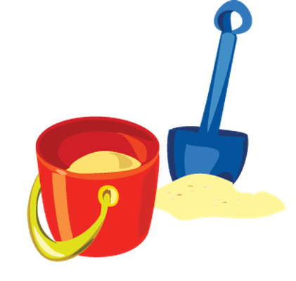 421x399 Beach Clipart Shovel 2416539