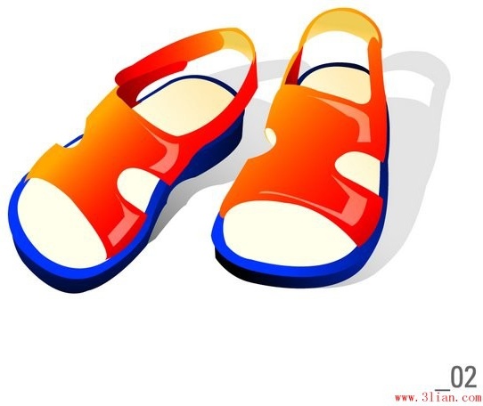542x456 Graphics For Sandal Vector Graphics