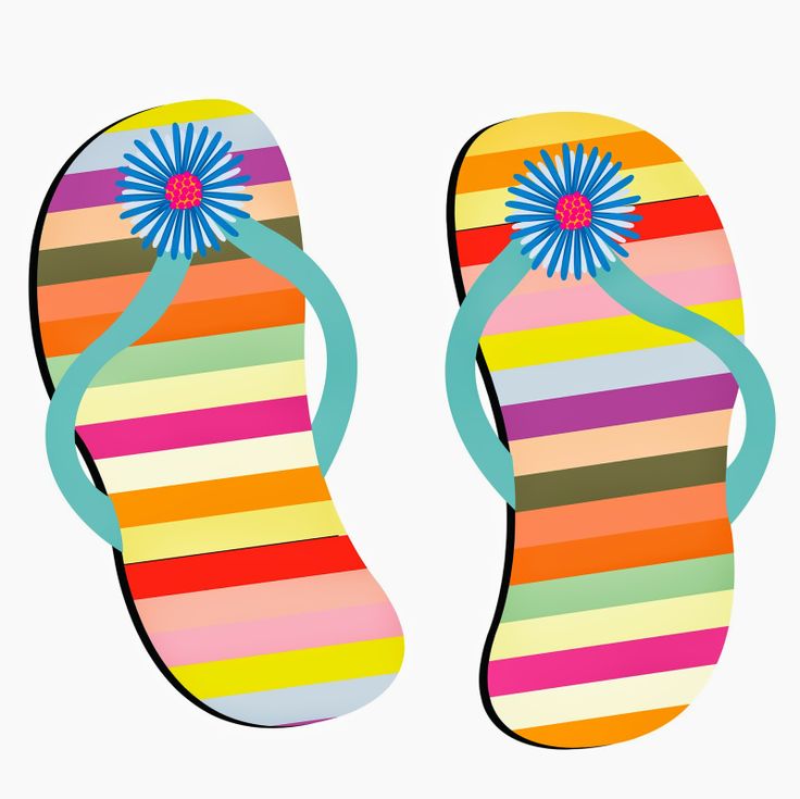 736x735 Tropics Clipart Sandal