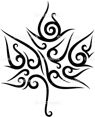 364x450 Tribal Clipart Leaves