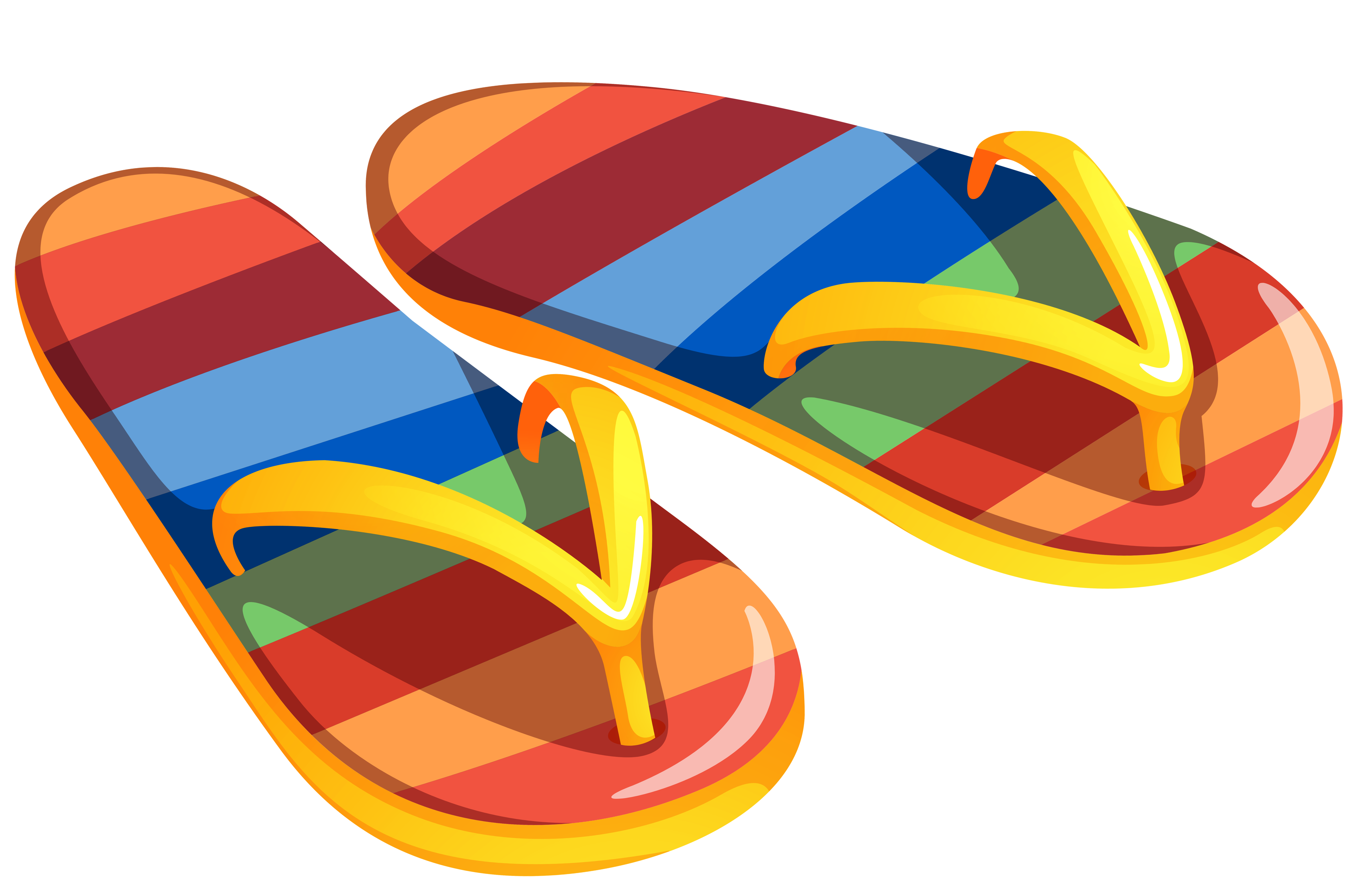 4726x3126 Image Of Clip Art Flip Flops
