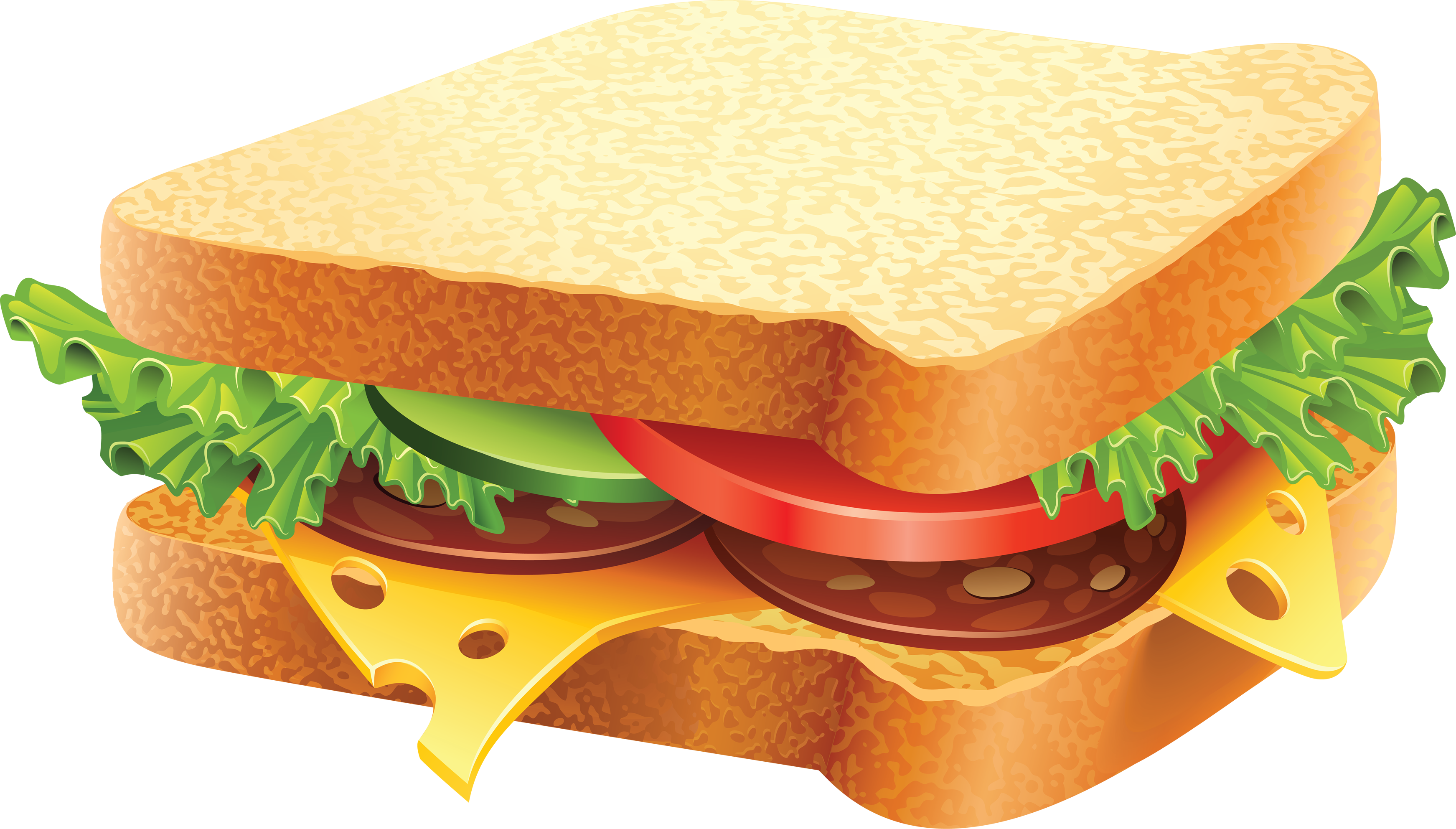 3485x1984 Sandwich Clip Art Free Clipart Panda