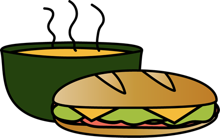 450x283 Sandwich With Bowl Of Soup Clip Art