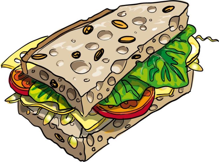 770x569 Free Food Sandwich Clip Art