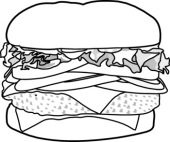 170x142 Free Black And White Clipart