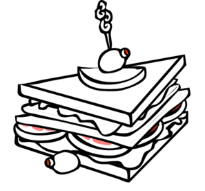 297x276 Sandwich Cartoon Clip Art