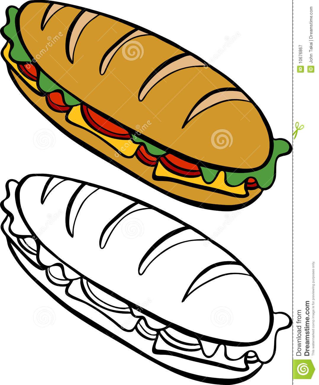1078x1300 Subway Sandwich Clipart