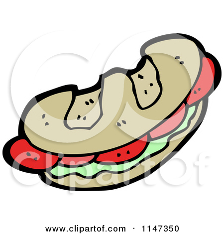 450x470 Cartoon Sandwich Clipart