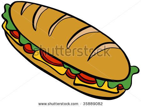 450x344 Subway Sandwich Clipart