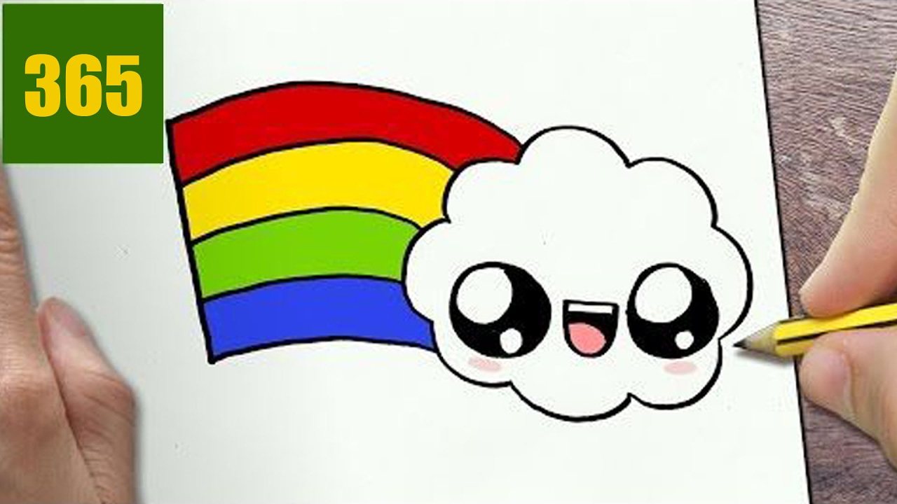 1280x720 How To Draw A Rainbow Cute, Easy Step By Step Drawing Lessons