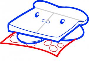 302x209 How To Draw How To Draw A Sandwich, Sandwich