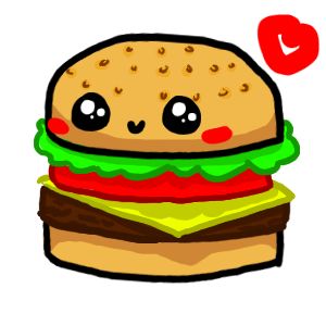 300x300 Cheeseburger Drawings Drawings