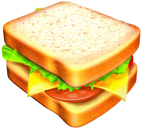 600x545 Sandwich Clipart Food Dish